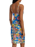 Pauline Floral Ruched Tankini