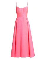 Renae Jacquard Midi-Dress