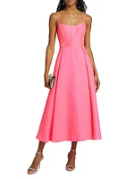Renae Jacquard Midi-Dress
