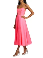 Renae Jacquard Midi-Dress