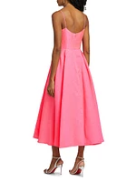 Renae Jacquard Midi-Dress