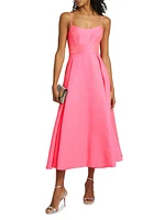 Renae Jacquard Midi-Dress