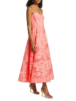 Desi Floral Lace Maxi-Dress