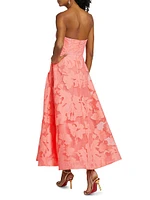 Desi Floral Lace Maxi-Dress