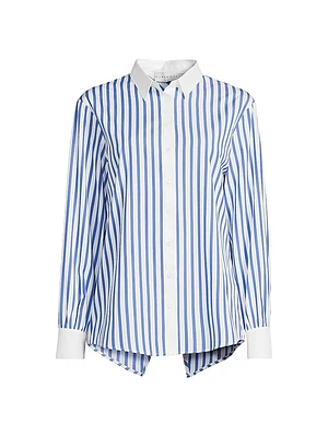 Franklin Striped Button-Front Shirt