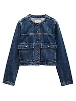 Drew Cotton Denim Cargo Jacket