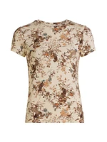 Ressi Jungle Print Fitted T-Shirt