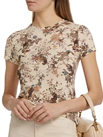Ressi Jungle Print Fitted T-Shirt