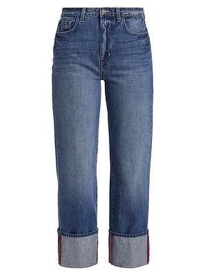 Leighton Cuffed Stovepipe Jeans
