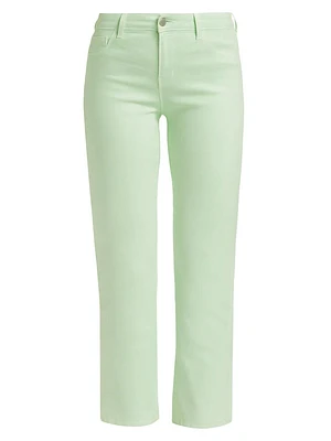 Tati Mid-Rise Stretch Flare Crop Jeans
