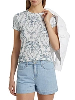Ressi Filigree Toile Crewneck T-Shirt