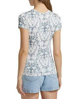Ressi Filigree Toile Crewneck T-Shirt