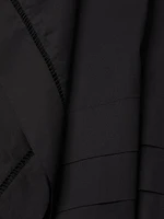 Plus Harpa Cotton Cape-Sleeve Tiered-Hem Shirt
