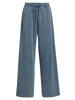 Cotton-Blend Straight-Leg Sweatpants