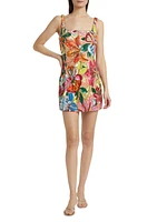 Augustine Sequin Floral Minidress