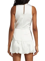 Jasper Bubble-Hem Minidress
