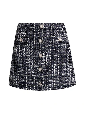 Jinny Tweed Miniskirt