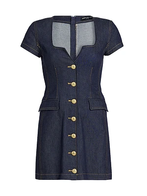 Brunella Stretch Denim Minidress