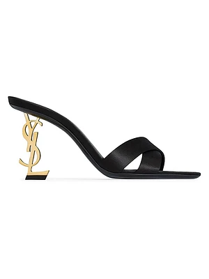 Opyum Mules Satin Crepe