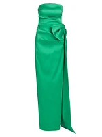 Strapless Bow Gown