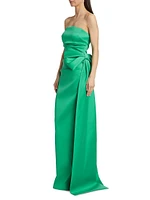 Strapless Bow Gown