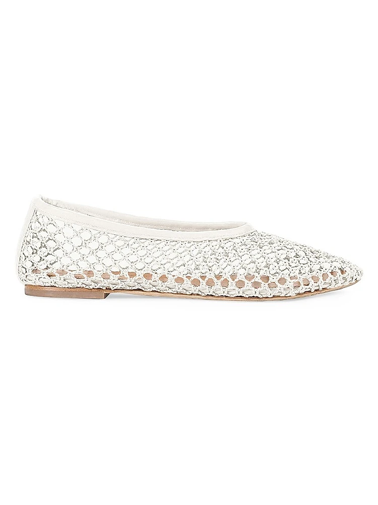 Alba Net Ballet Flats
