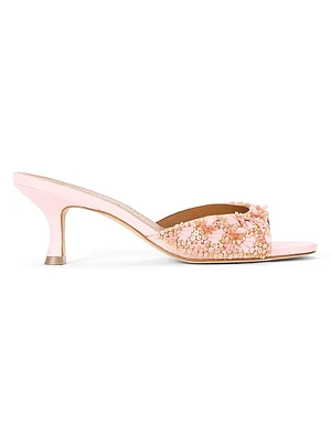 Brigitte Embellished 55MM Mules