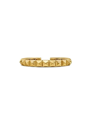 Pyramid Cuff Bracelet in 18K Yellow Gold, 8MM