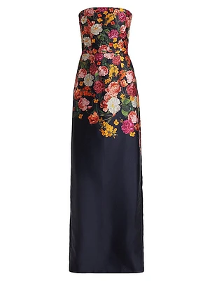 Sophia Embellished Floral Gown