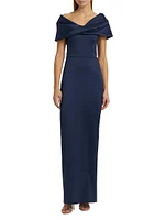 Viveca Off-The-Shoulder Gown
