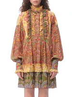 Short Dress Voyage Imaginaire Cashmere Muslin