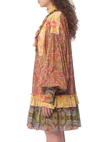 Short Dress Voyage Imaginaire Cashmere Muslin