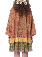 Short Dress Voyage Imaginaire Cashmere Muslin