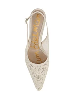 Bianka 65MM Mesh Slingback Pumps