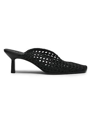 ID Macramé 65MM Leather Mules