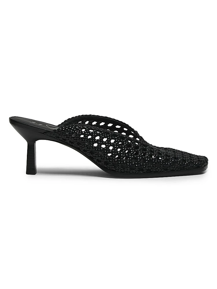 ID Macramé 65MM Leather Mules