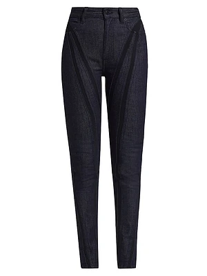 Stretch Raw Denim Jeans