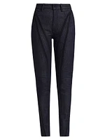 Stretch Raw Denim Jeans