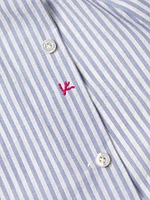 Seersucker Pinstripe Cotton Shirt