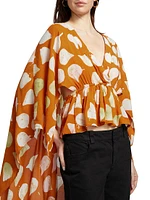 Temidayo Printed Cape Top
