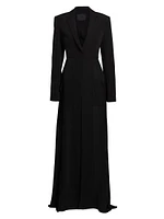 Crêpe Long Blazer