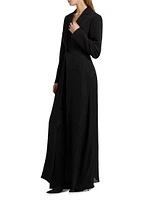 Crêpe Long Blazer