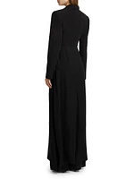 Crêpe Long Blazer