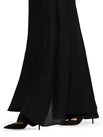 Crêpe Long Blazer