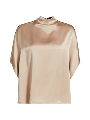 Satin Cape T-Shirt
