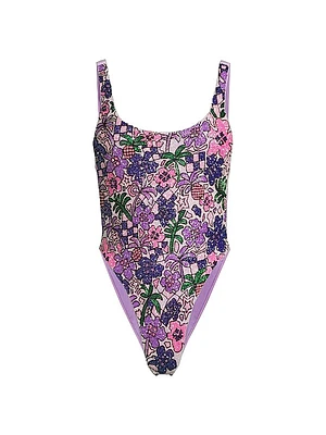 Fia Hand Beaded One-Piece Swimsuit
