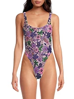 Fia Hand Beaded One-Piece Swimsuit