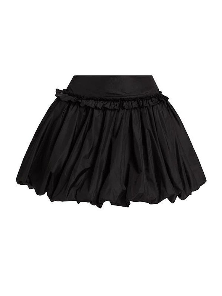 Bubble-Hem Miniskirt
