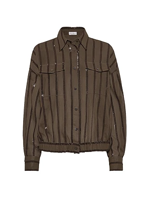 Cotton Organza Outerwear Jacket