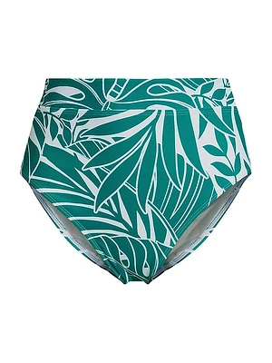 Isle of Palms High-Leg High-Rise Bikini Bottoms